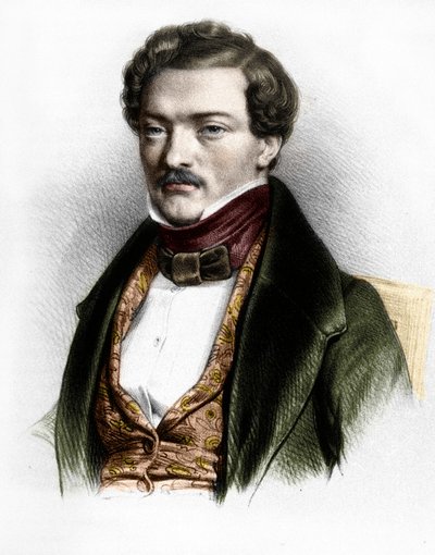 Portrait of the French Tenor Gilbert-Louis Duprez by Unknown artist