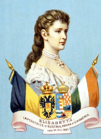Portrait of Empress Elizabeth of Austria (Sissi) (1837 - 1898) by Unknown artist