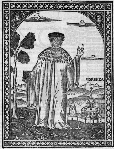 Portrait of the Italian poet Francesco Petrarca by Unknown artist