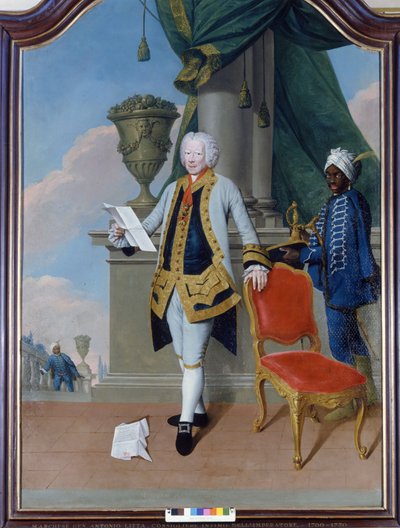 Portrait of the Marquis Antonio Litta, intimate advisor to the Emperor. Anonymous painting. Private Collection, Milan. by Unknown artist