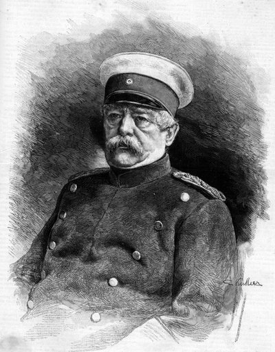 Portrait of the Prince of Bismarck (1815-1898) by Unknown artist