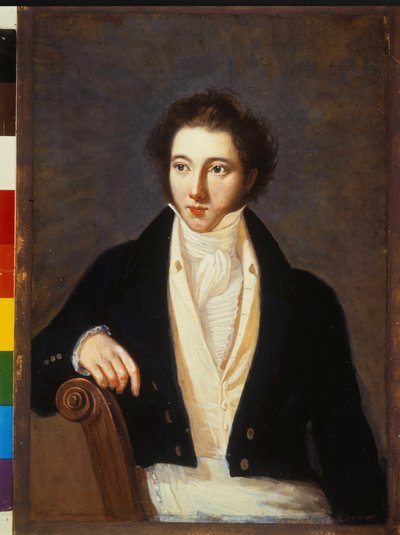Portrait of the composer Vincenzo Bellini by Unknown artist