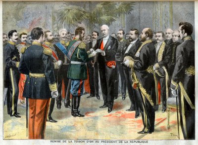 Presentation of the Golden Fleece to President Felix Faure by Unknown artist