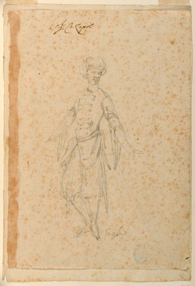 Project for a Ballet Costume of an Oriental Jester by Unknown artist