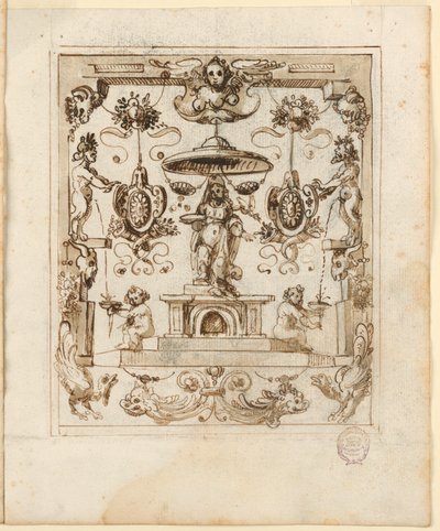 Project for Decoration of a Panel by Unknown artist