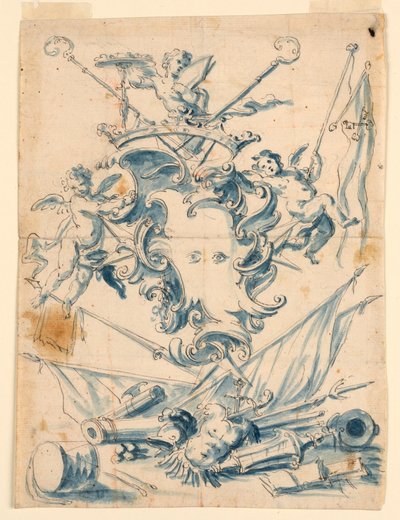 Project for the Coat of Arms of a Cardinal by Unknown artist