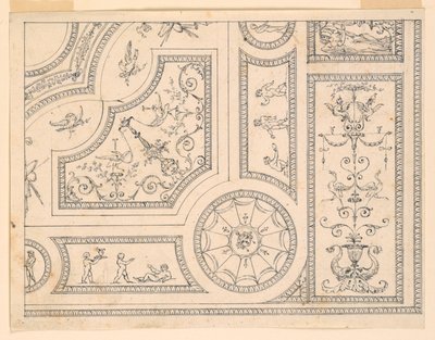 Project for the Decoration of a Ceiling by Unknown artist