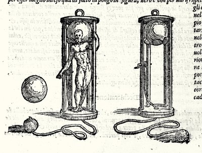 Project of the First Diving Suit by Nicoli Fontana Known as Tartaglia by Unknown artist