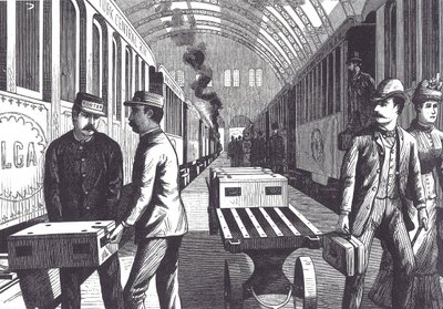 Railway Porters, Late 19th Century by Unknown artist