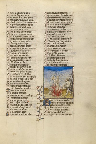 Rain Extinguishing the Flames at the Stake to Which King Croesus is Bound by Unknown artist
