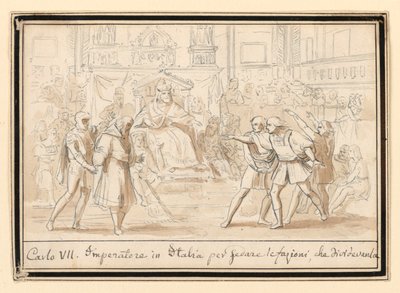 Reconciliation of Enemies in Italy by the Emperor Henry VII by Unknown artist