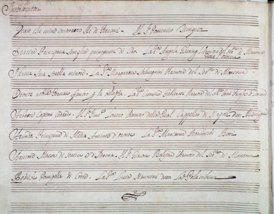 Resume of the Opera The Coronation of Darius by Giuseppe Aldrovandini by Unknown artist