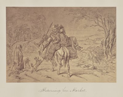 Returning from Market by Unknown artist