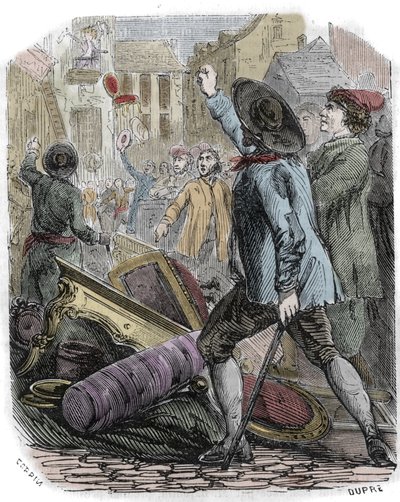 Reveillon Riots Occurred Between 26-29 April 1789 - French Revolution: Reveillon Affair - 