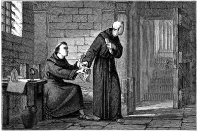 Roger Bacon in His Cell in Paris by Unknown artist