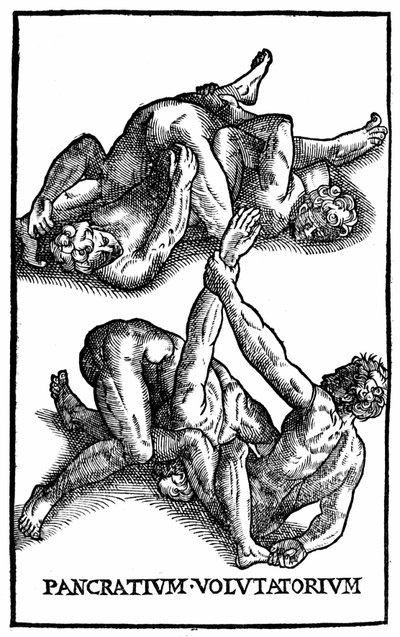 Roman Wrestlers - in "Hieronymi Mercurialis de Arte Gymnastica" by Unknown artist