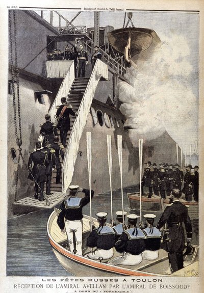 Russian festivities in Toulon: Admiral Avellan