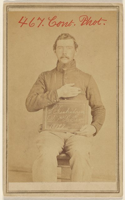 S. Frankenberger D. 1st Pa. Cav. 18797, Civil War Victim by Unknown artist