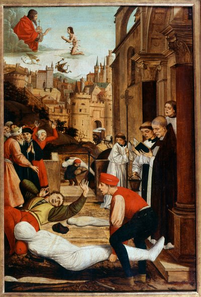 Saint Francis Praying During an Epidemic of Plague by Unknown artist
