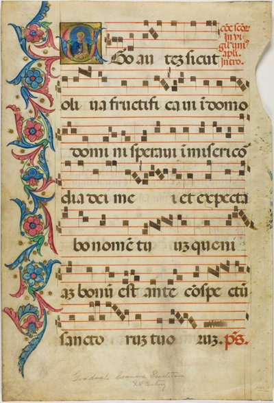 Saint Peter in a Historiated Initial "E" from a Gradual by Unknown artist