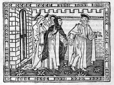 Saint Peter Led by the Hand Savonarola (Jerome Savonarola) (1452 - 1498) - in 
