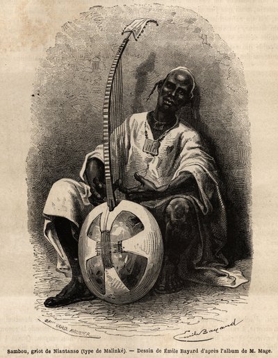 Sambou, the Griot of Niantanso (Mali) by Unknown artist