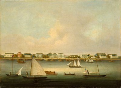 Scene at the Entrance to the Yang Tse Kiang River at Woosung by Unknown artist