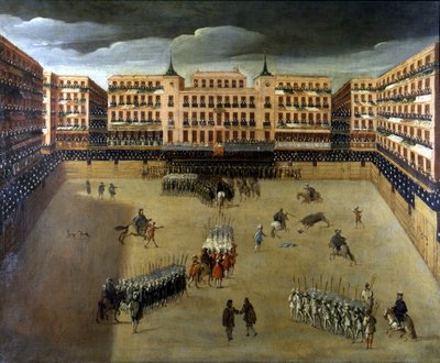 Scene of Corrida in Madrid by Unknown artist