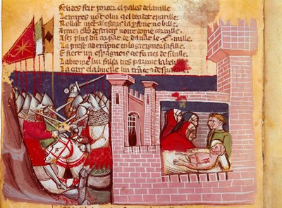 Scene of the Battle of Roncesvaux in 778 by Unknown artist