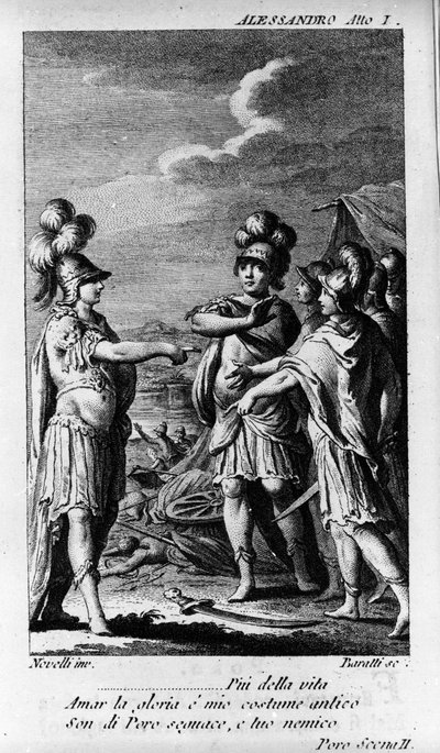 Scene of the first act of 