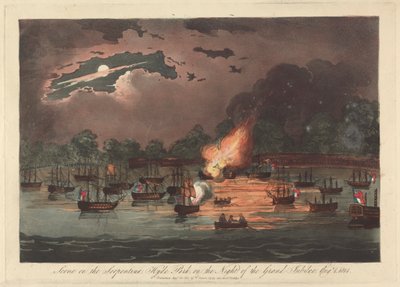 Scene on the Serpentine, Hyde Park on the Night of the Grand Jubilee, August 1, 1814 by Unknown artist
