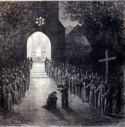 Scenography for the last scene of Act II for the opera 
