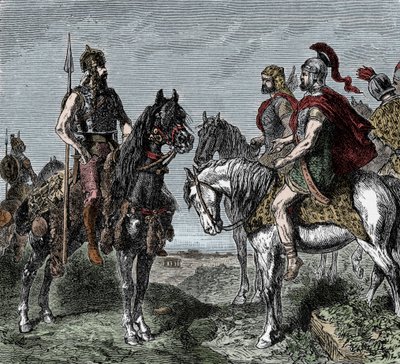 Second Punic War: Gauls Refuse to Rise in Favor of Hannibal by Unknown artist
