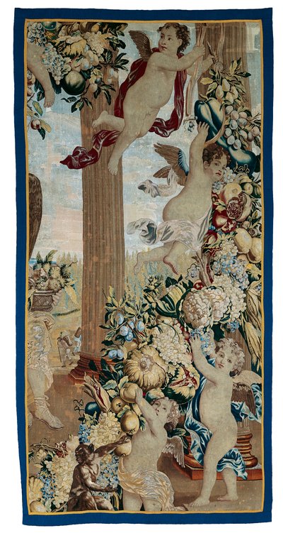 September and October from The Twelve Months of the Year (Fragment) by Unknown artist