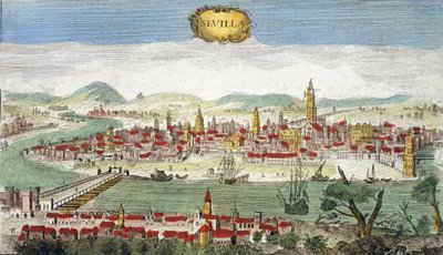 View of Seville - Spain 18th Century by Unknown artist