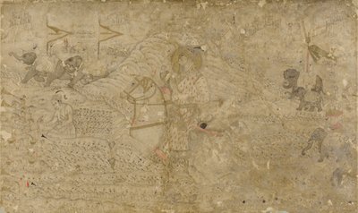 Shah Jahan and His Son Dara Shikoh Hunting by Unknown artist