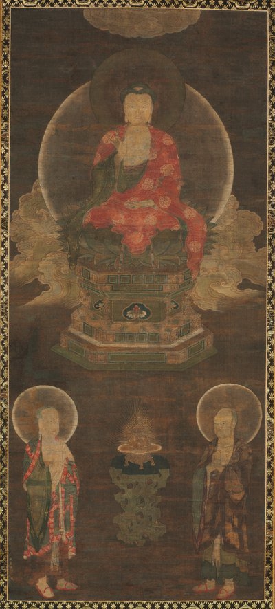 Shakyamuni Triad: Buddha Attended by Manjushri and Samantabhadra (Buddha) by Unknown artist
