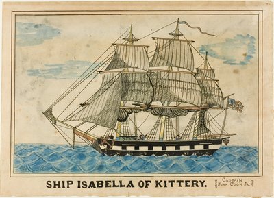 Ship Isabella of Kittery by Unknown artist