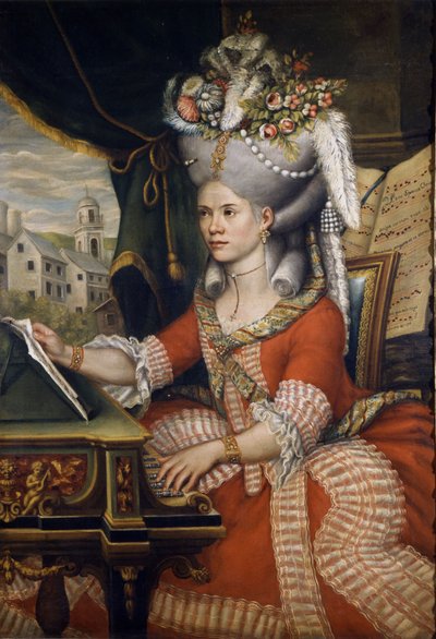 Singer Therese (Teresa) Lanti, mistress of Casanova. Anonymous. Scala Museum, Milan. by Unknown artist