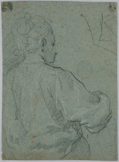 Sketch of a Woman Seen from Behind by Unknown artist