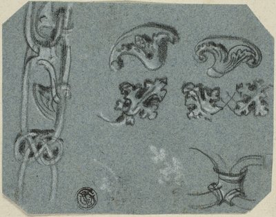 Sketches of Decorative Architectural Details by Unknown artist