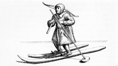 Lapp Ski of Uneven Length - in 
