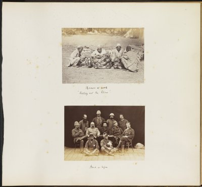Skinners at Work, Shelling Out the Rhino by Unknown artist