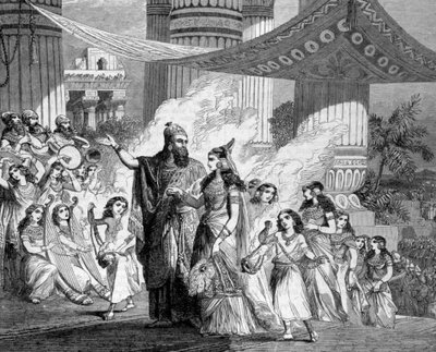 Solomon leads the Pharaoh