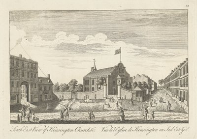 South East View of Kensington Church by Unknown artist