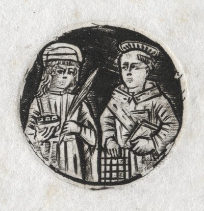 St. Lawrence and St. Lucy by Unknown artist