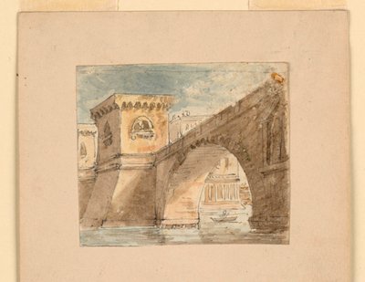 Stage Design, Bridge Across Water by Unknown artist