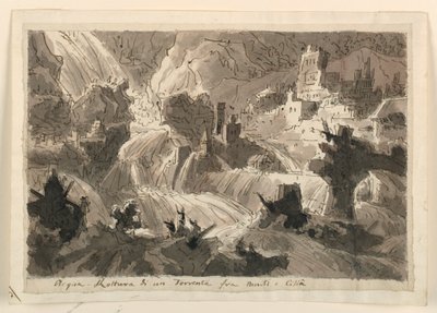 Stage Design, Flood by Unknown artist