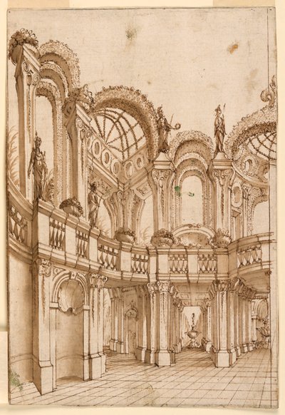 Stage Design: Garden Architecture by Unknown artist