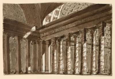 Stage Design, Interior of Hall by Unknown artist